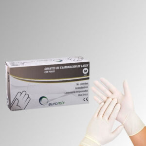Guantes de Látex (Euromix) 100u